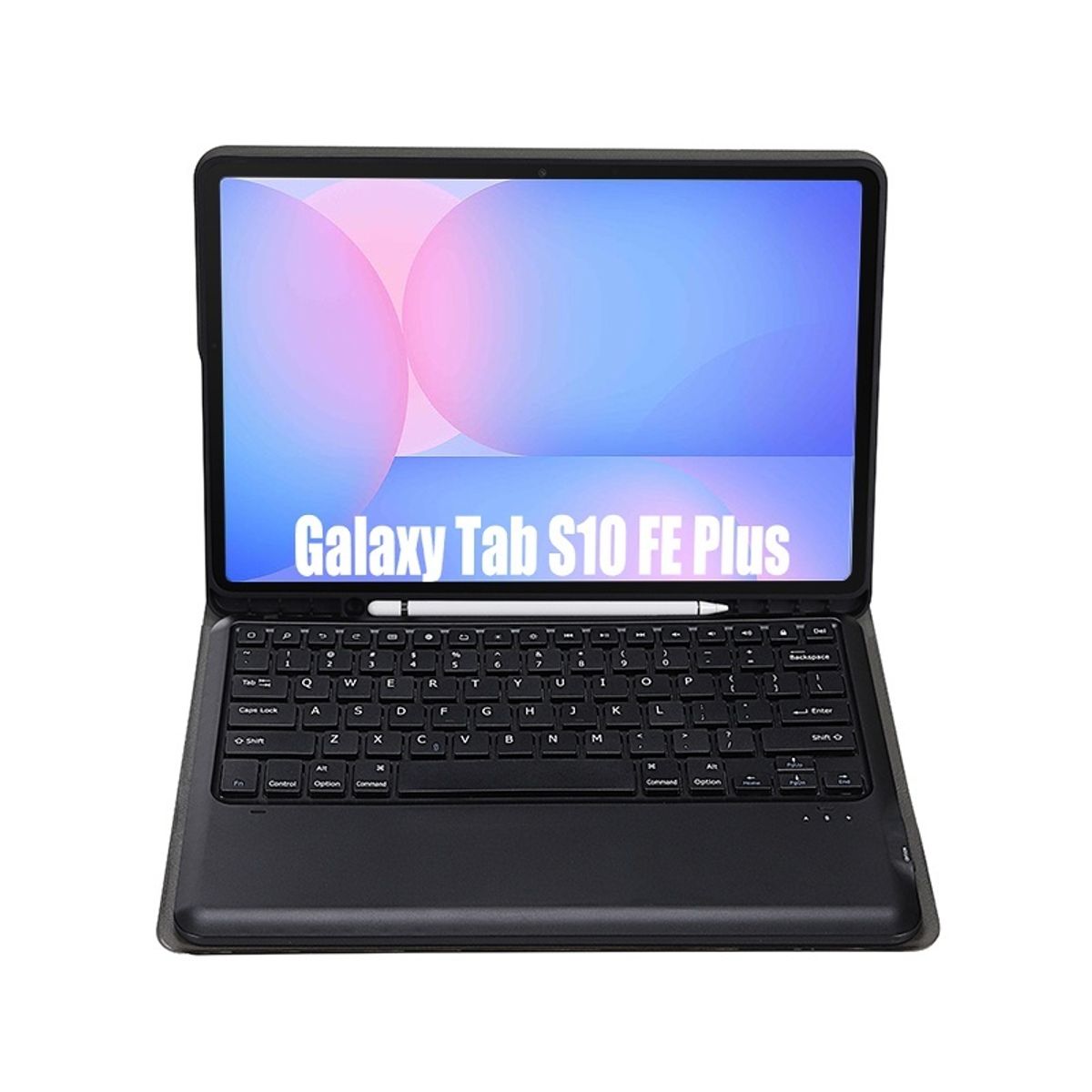 RENVMEXY - Teclado Bluetooth A820B negro para Samsung Galaxy Tab S10 FE Plus