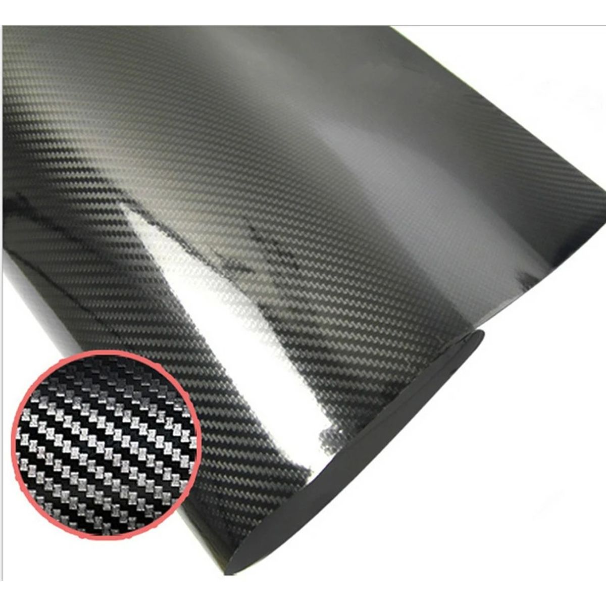GENERICO - Vinil 5D Fibra de Carbono Negro Gloss 50X150CM