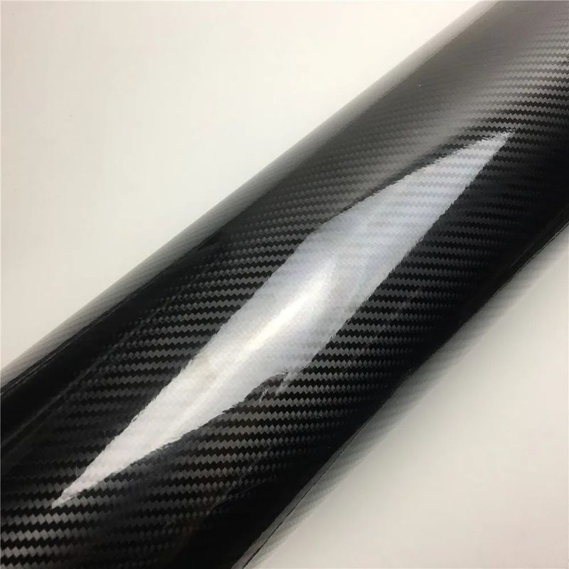 GENERICO - Vinil Fibra de Carbono 5D Negro Gloss 100X150CM