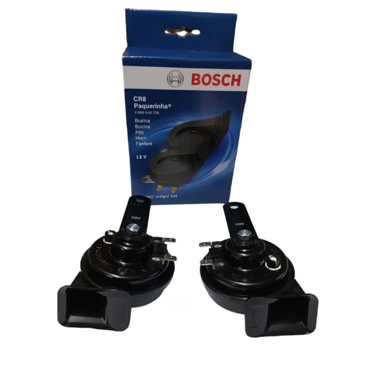 BOSCH - Claxon Bosch Caracol Negro 12V