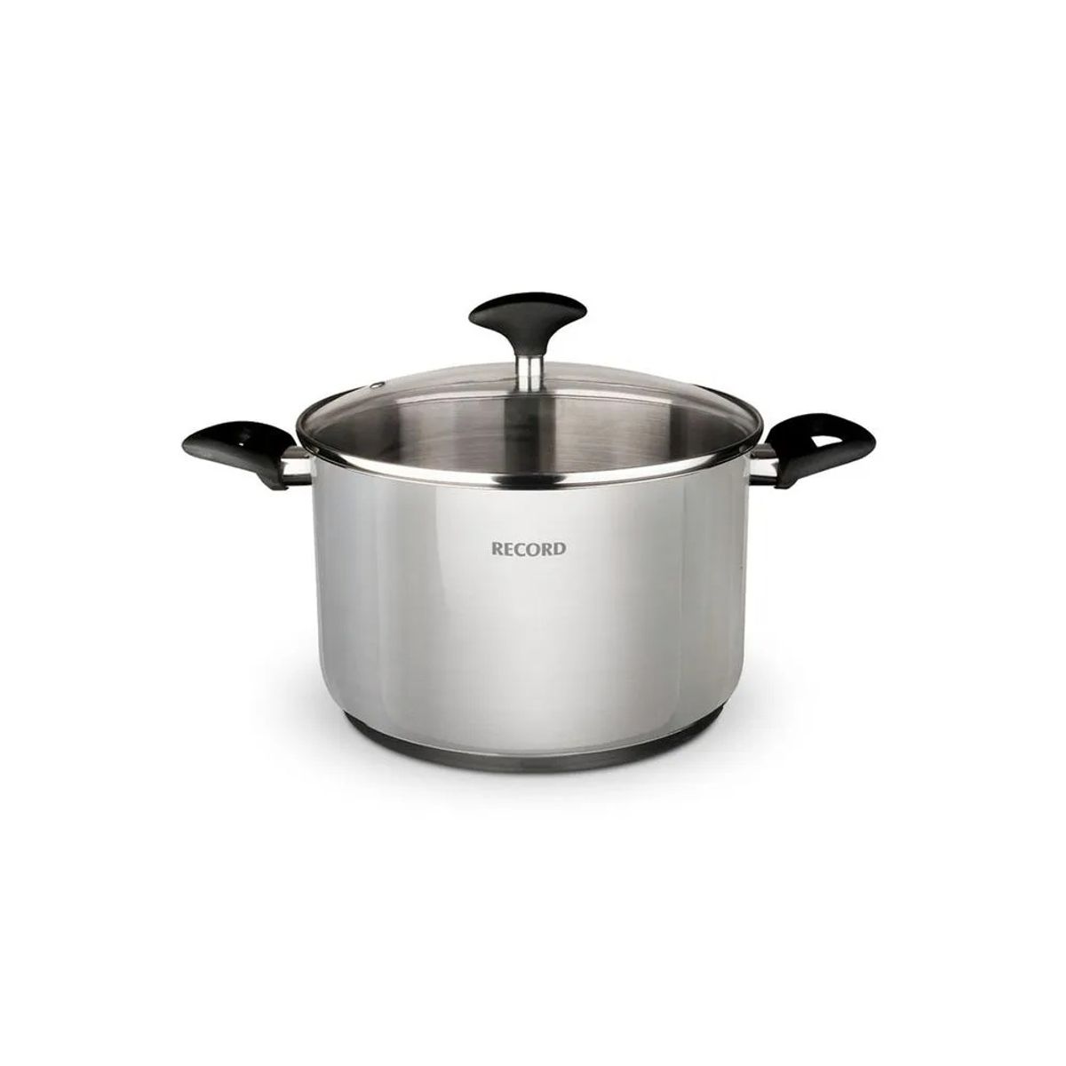 RECORD - OLLA RECORD DE ACERO INOXIDABLE GIA PLUS FONDO DIFUSOR N22 TAPA VIDRIO