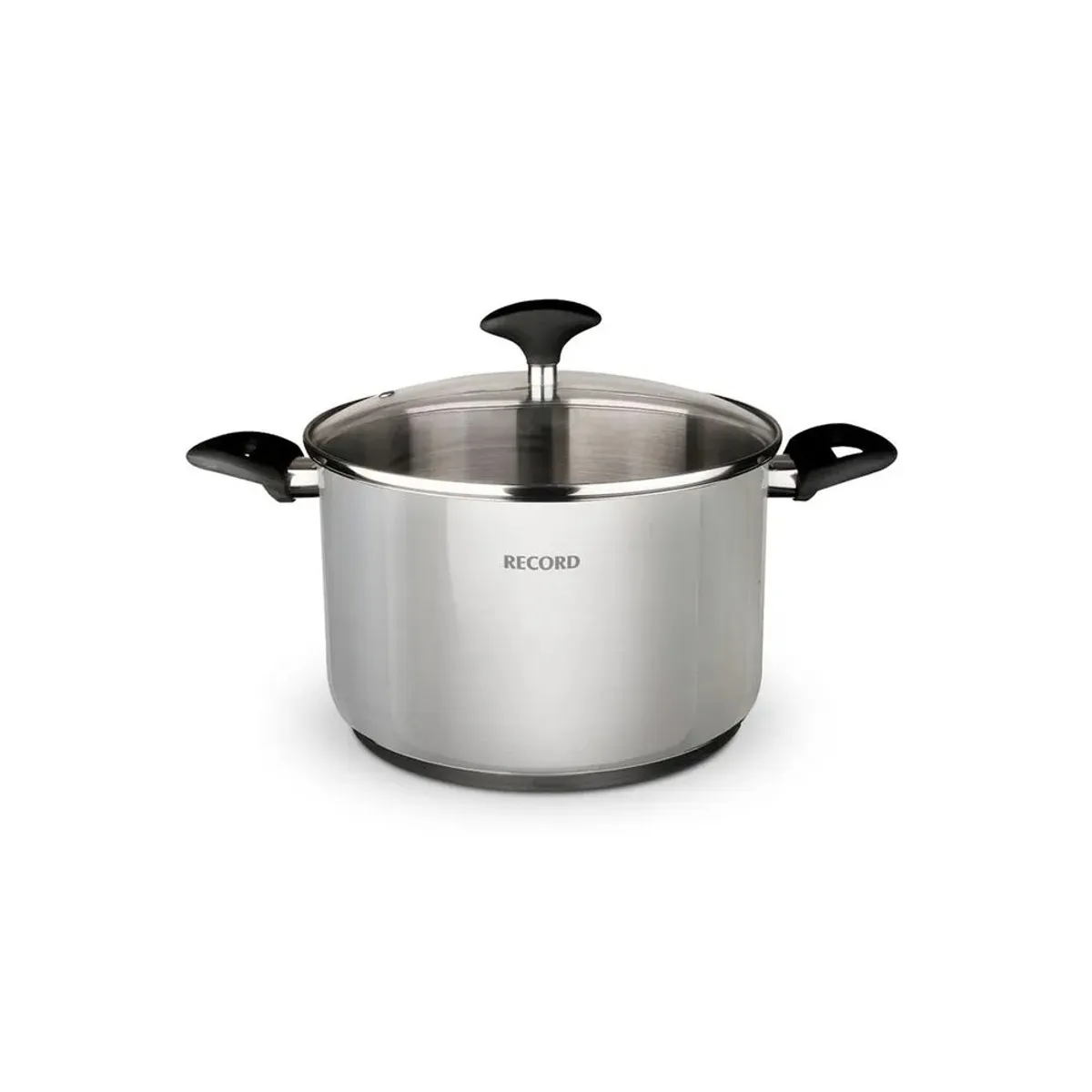 RECORD - OLLA RECORD DE ACERO INOXIDABLE GIA PLUS FONDO DIFUSOR N22 TAPA VIDRIO