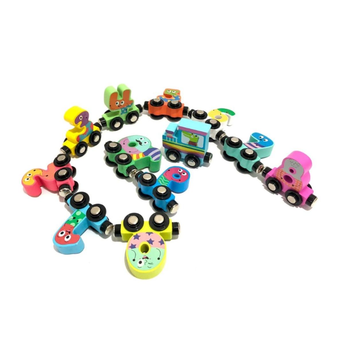 GENERICO - Tren Didáctico de Animales y Números para Niños