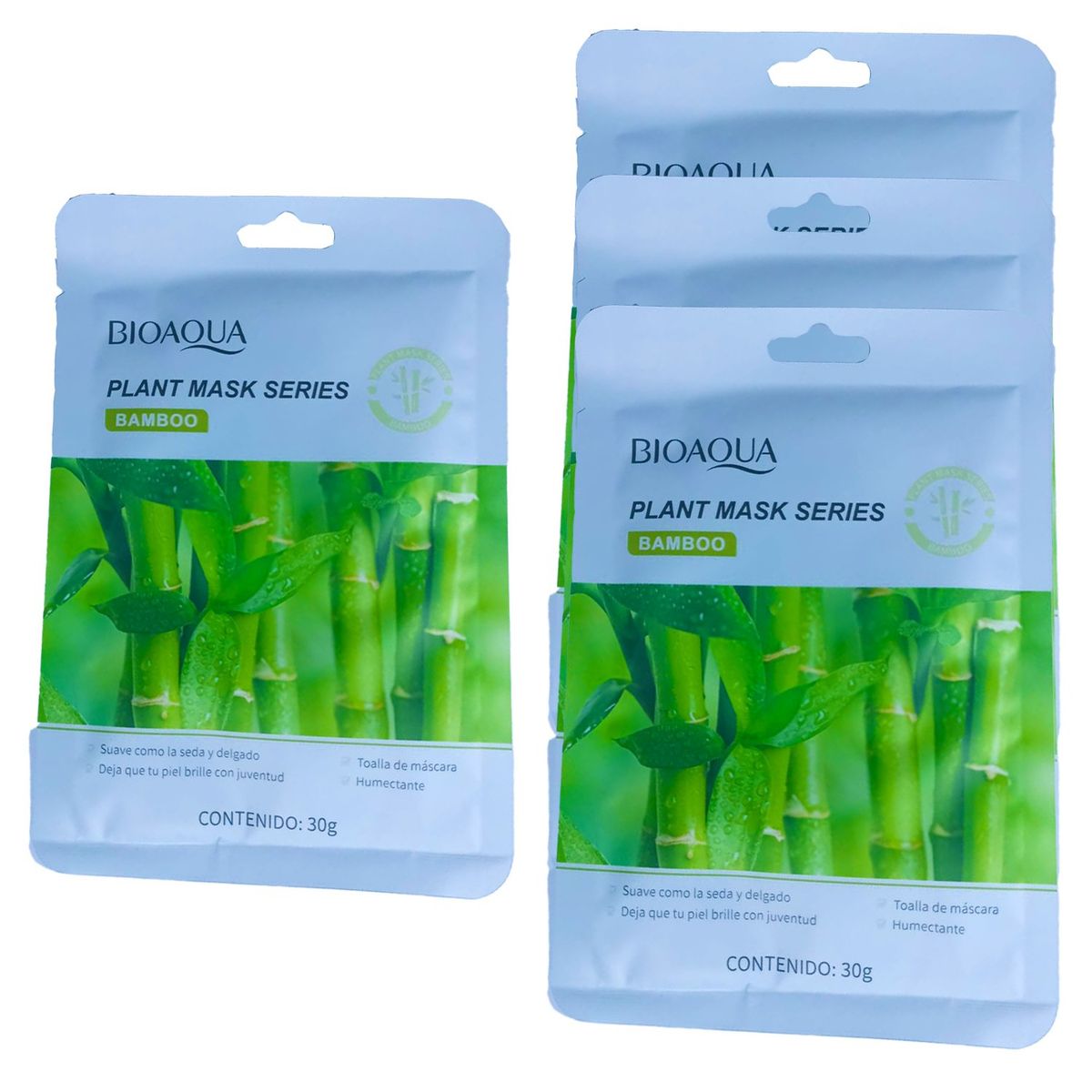 BIOAQUA - Mascarilla Facial Bamboo Bioaqua 10UND