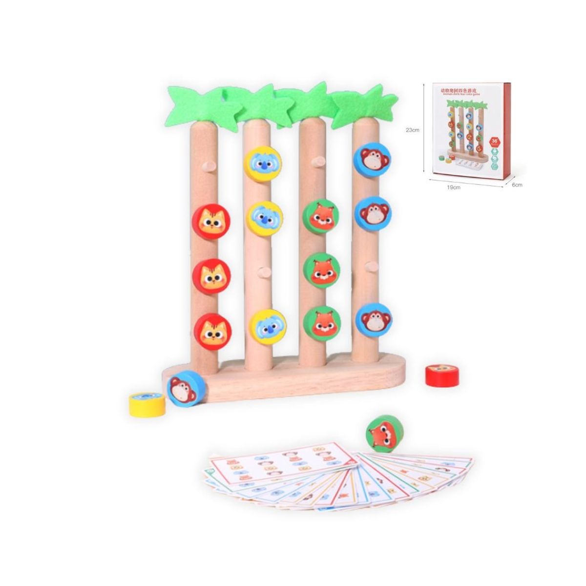 GENERICO - Juego Didáctico Montessori Animales y Colores