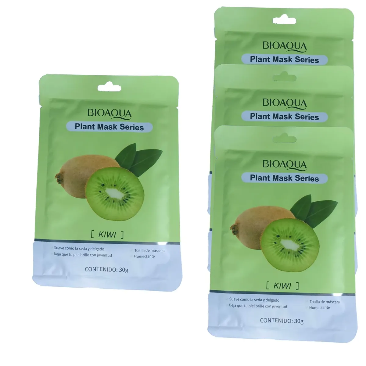 BIOAQUA - Mascarilla Facial Kiwi Bioaqua 10 UND