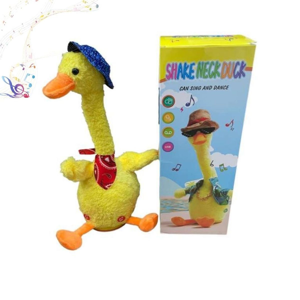 GENERICO - Juguete Patito Bailarín Musical Recargable