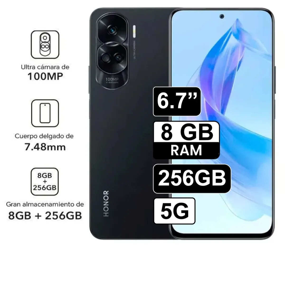 HONOR - Celular Honor 90 LITE 8GBram 256GB