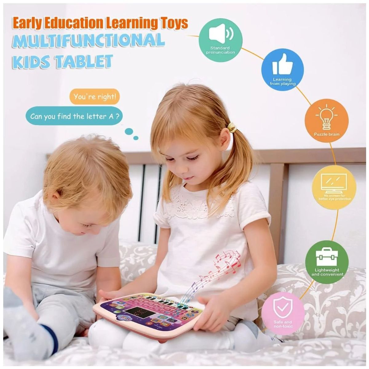 GENERICO - Computadora Educativa Multifuncional Para Niños