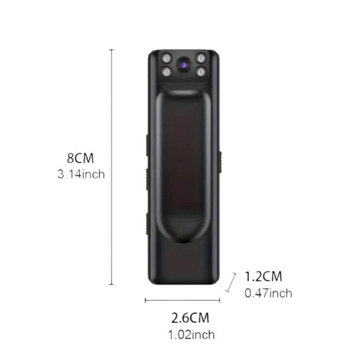 GENERICO - MINI CAMARA DE ACCION Y VIDEO 1080 pixel