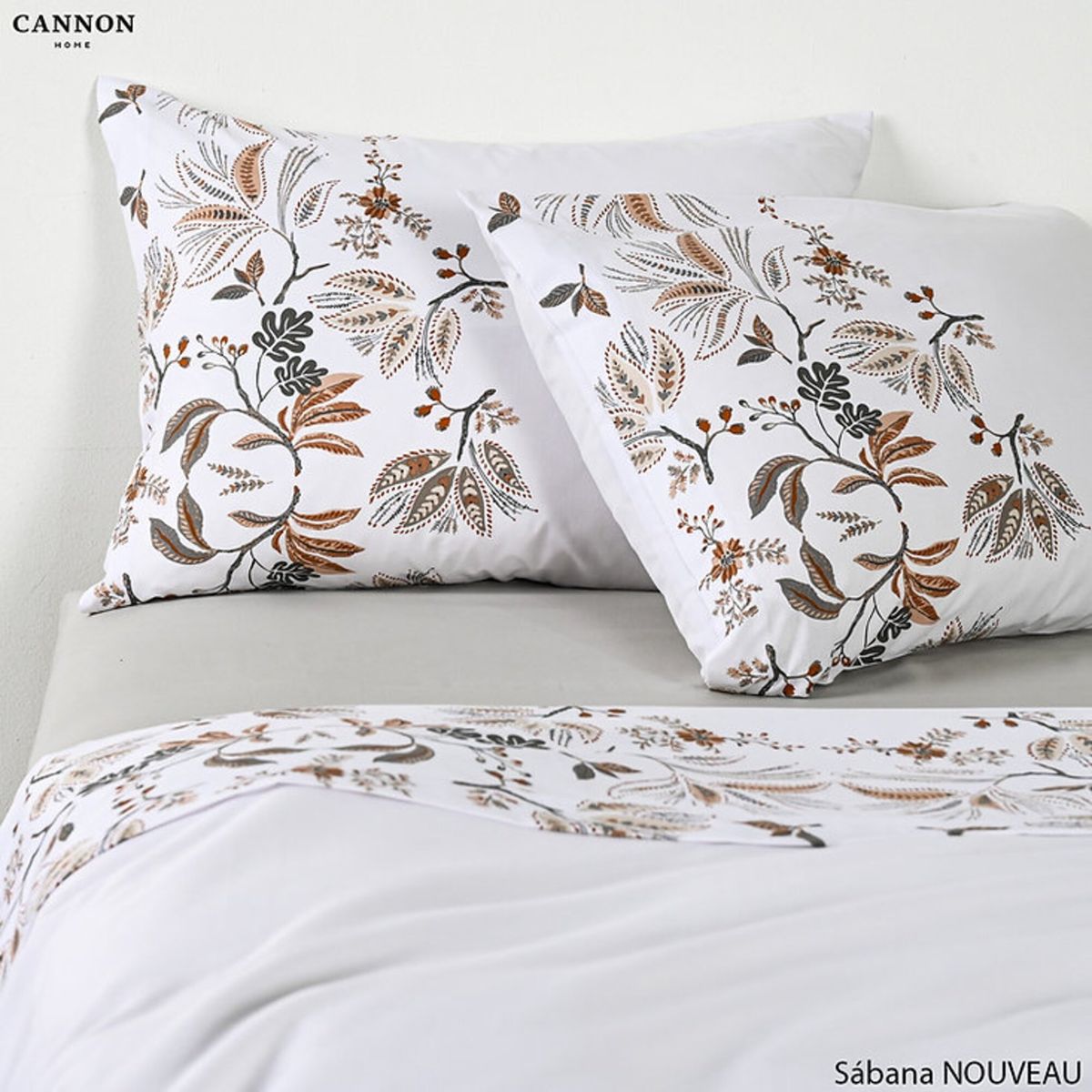 CANNON - SÁBANA CANNON HOME 2 PLZAS- SET 4 PIEZAS
