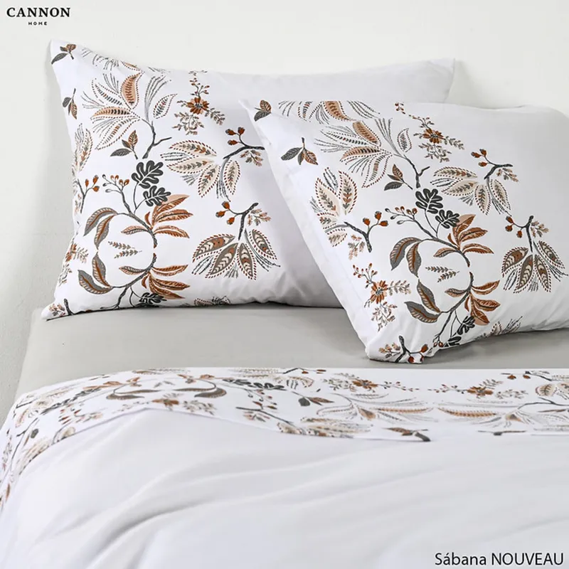 CANNON - SÁBANA CANNON HOME 2 PLZAS- SET 4 PIEZAS