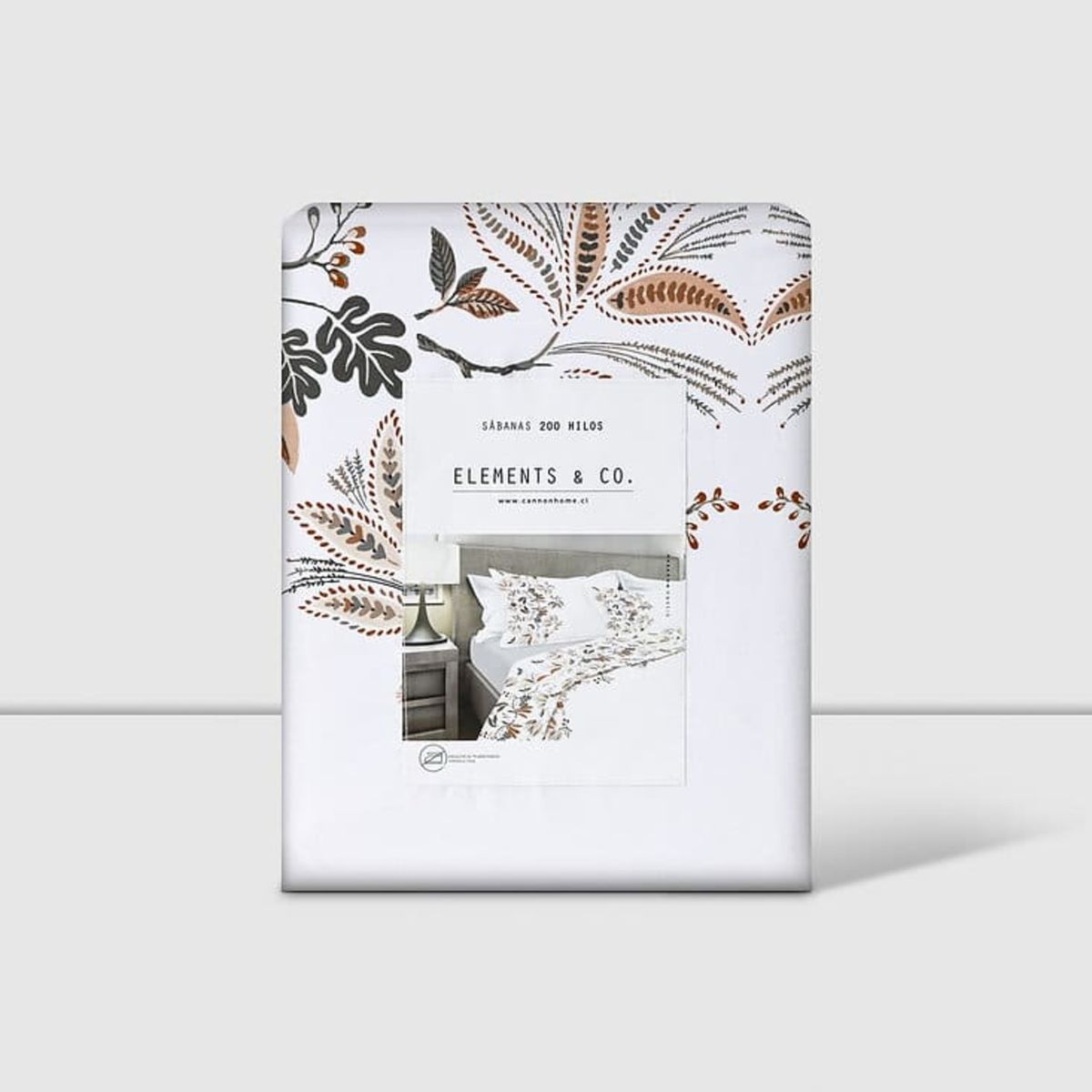 CANNON - SÁBANA CANNON HOME 2 PLZAS- SET 4 PIEZAS