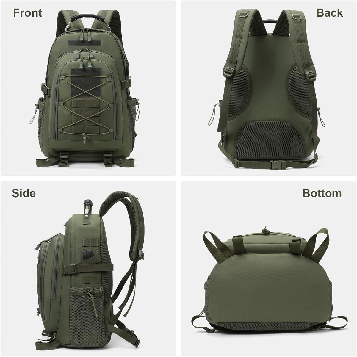 GENERICO - Mochila tactica Warrior impermeable alta calidad para laptop