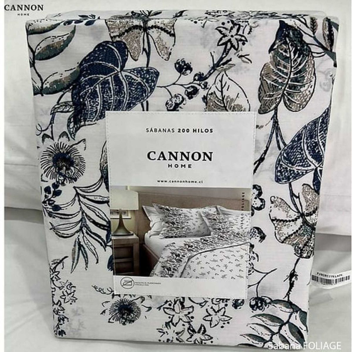 CANNON - SÁBANA CANNON HOME 2 PLZAS- SET 4 PIEZAS