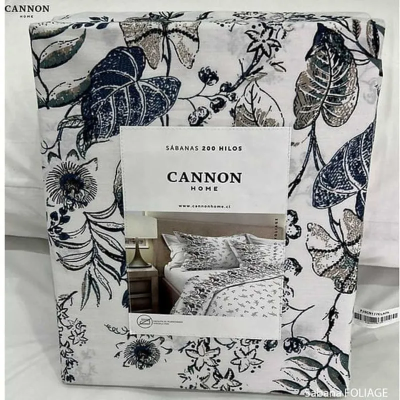 CANNON - SÁBANA CANNON HOME 2 PLZAS- SET 4 PIEZAS