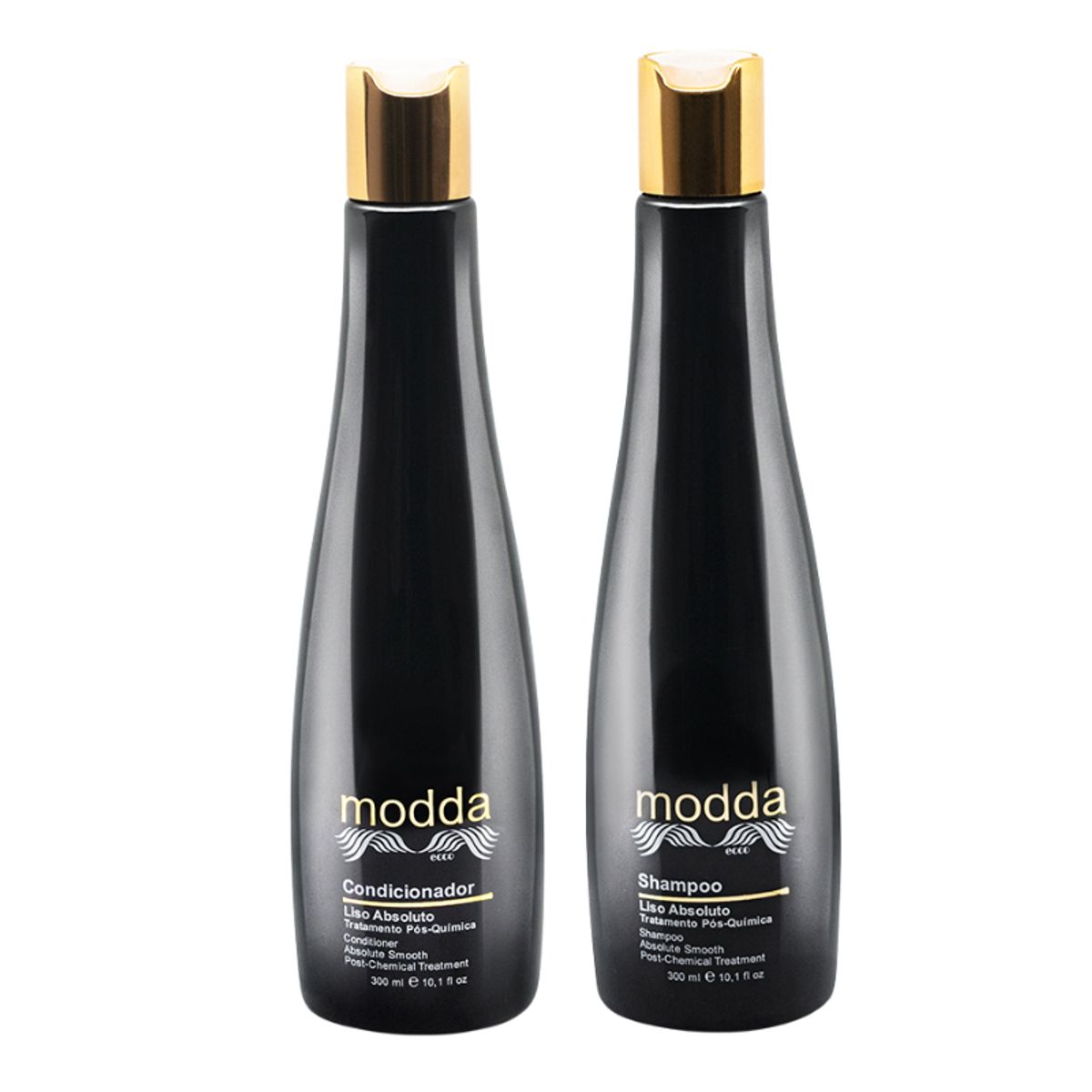 GENERICO - MODDA - Pack Liso Absoluto 300ml + Acondicionador 300ml