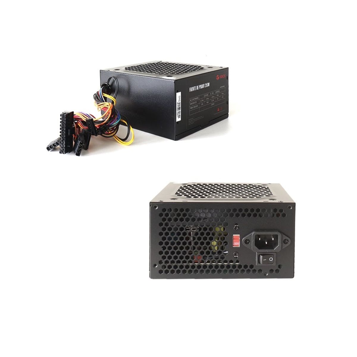 TEROS - Fuente de alimentación TEROS TE-1315S Formato ATX 250W 115V-230V