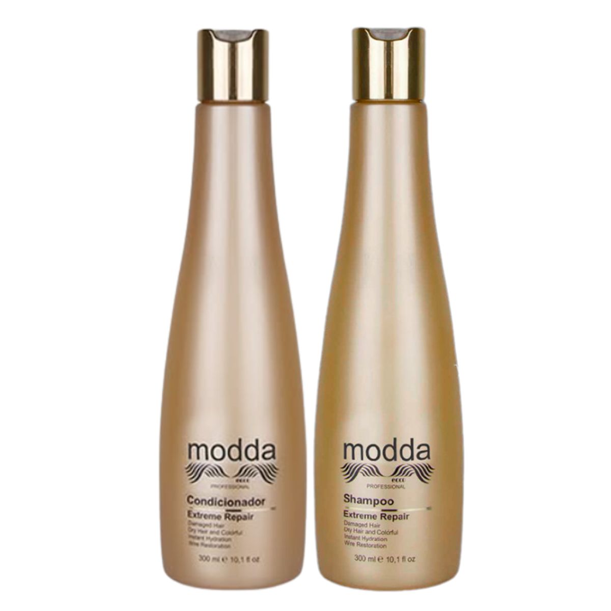 GENERICO - MODDA - Pack Extreme Repair 300ml + Acondicionador 300ml