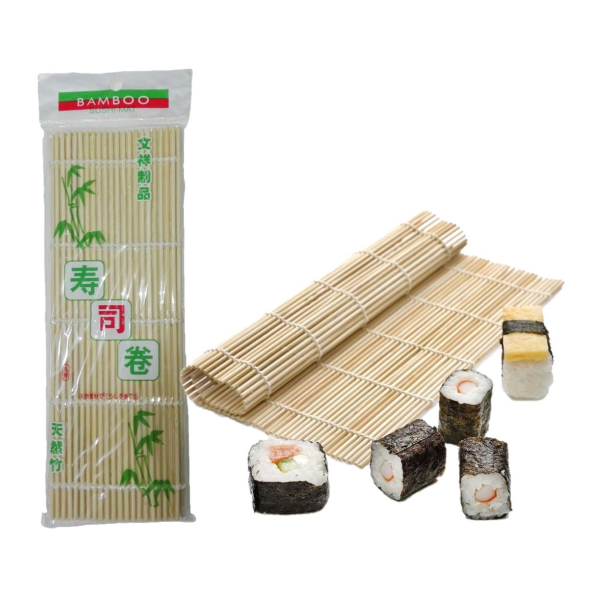 GENERICO - Set Makis Tempura 7u Esterilla Panko Alga Nori Arroz Vinagre