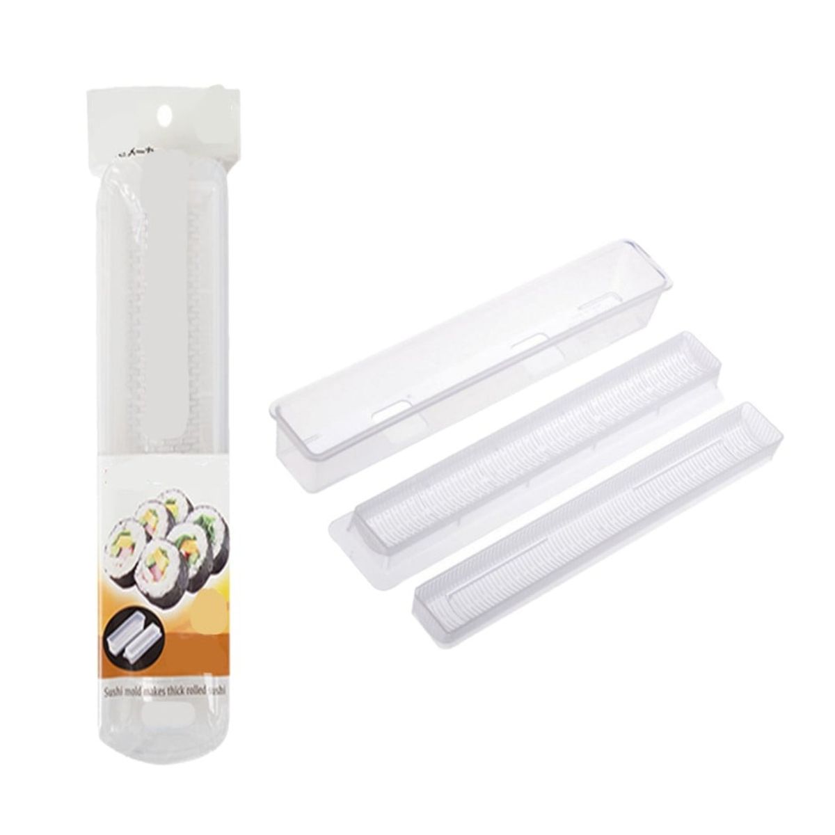 GENERICO - Set Makis Amateur 4u Molde Alga Nori Arroz Glutinoso Vinagre