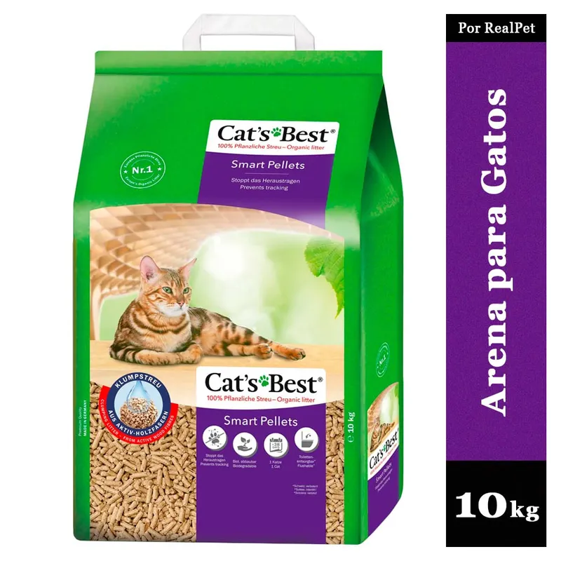 CATS BEST - Arena para Gatos Cats Best Smart Pellets 10 kg