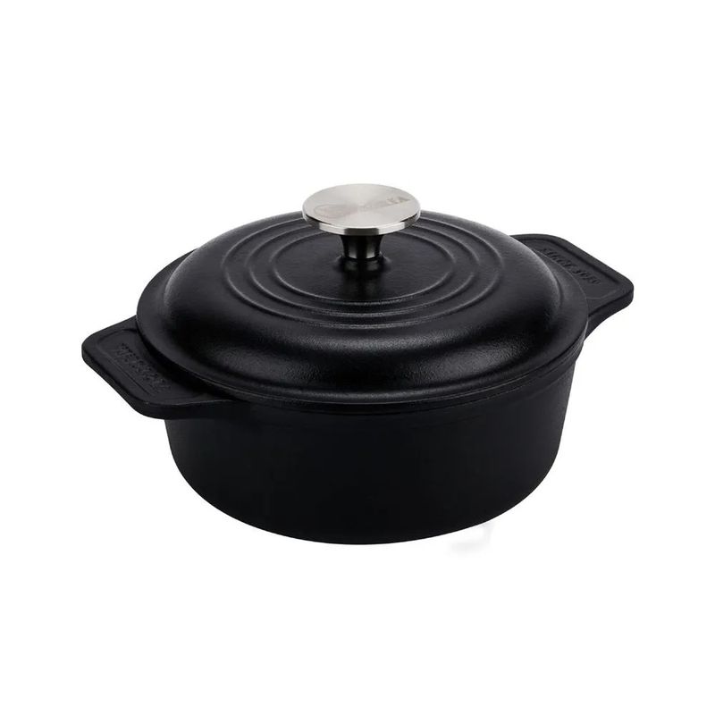 VICTORIA - OLLA VICTORIA DE HIERRO FUNDIDO 2QT HORNO HOLANDES CON TAPA 1.9 LT