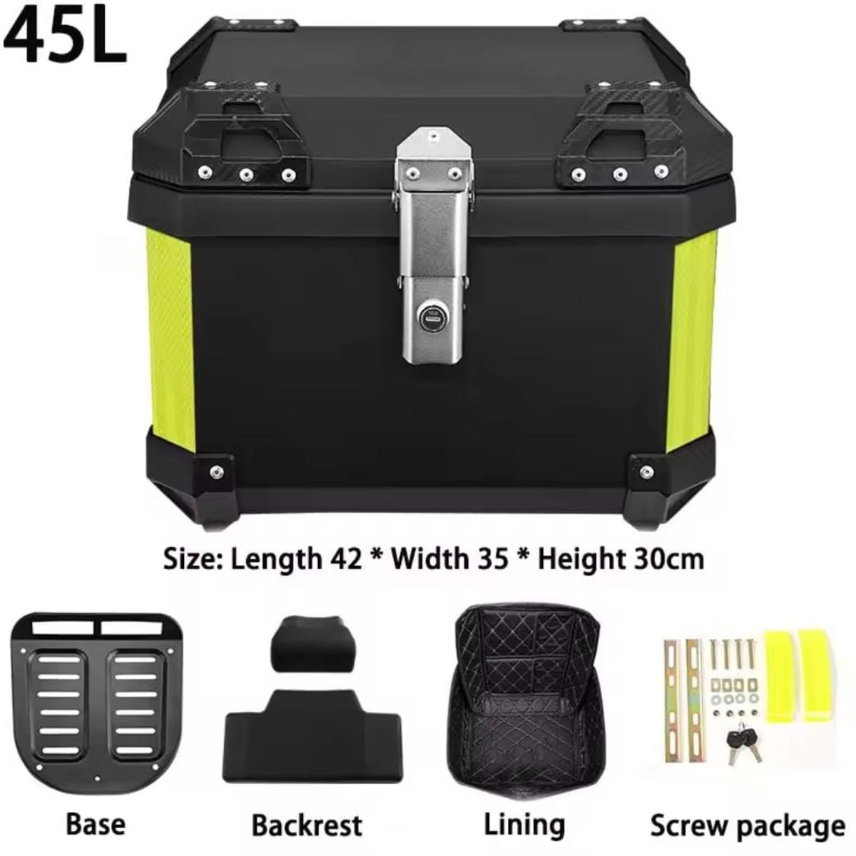 UNIVERSAL COLORS - CAJUELA 45L DE MOTO ABS