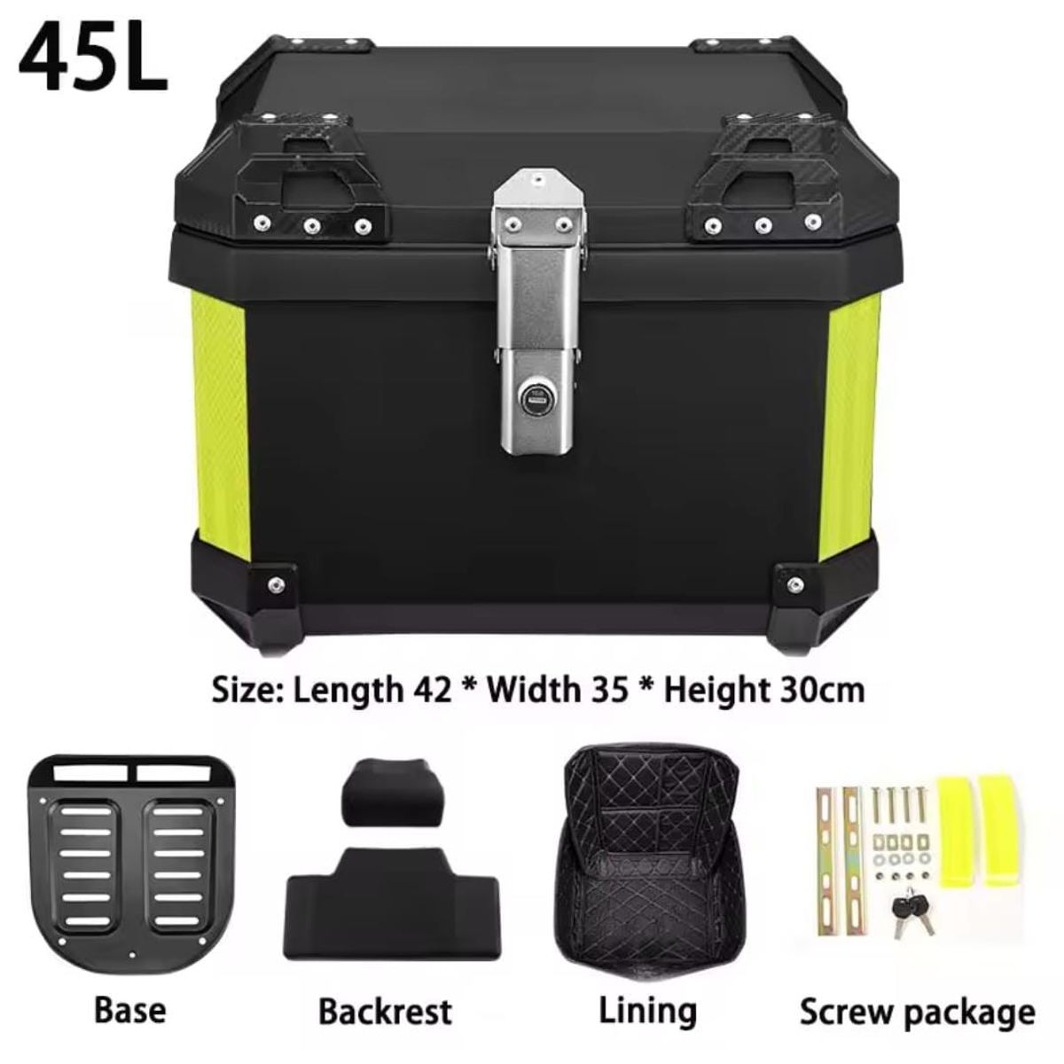 UNIVERSAL COLORS - CAJUELA 45L DE MOTO ABS