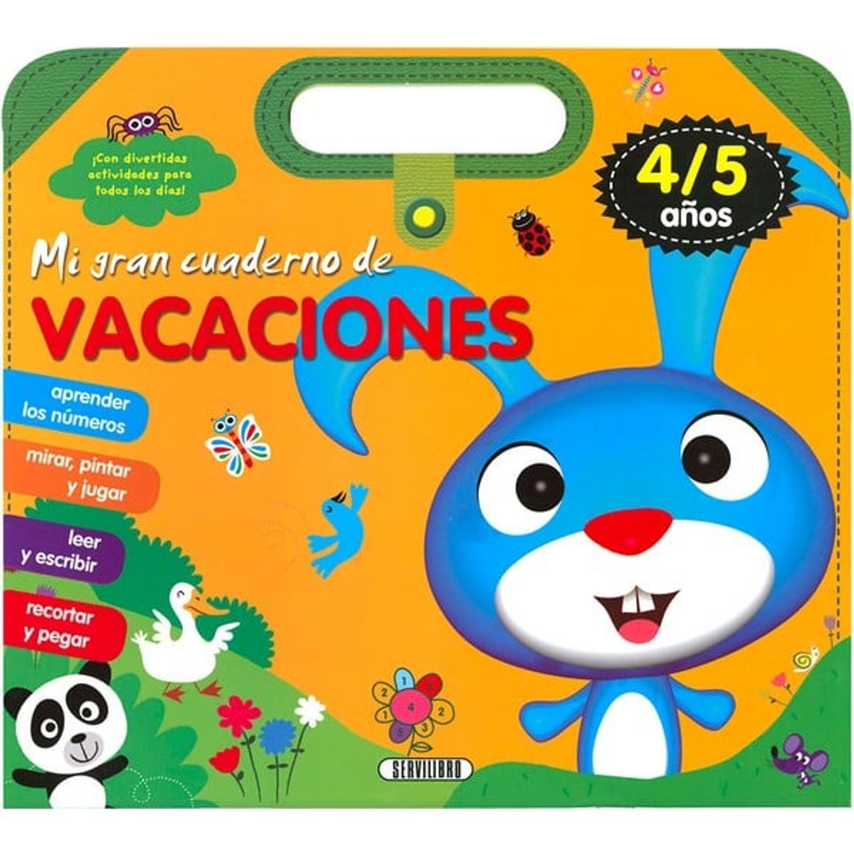 GENERICO - libro infantil MI GRAN CUADERNO DE VACACIONES - 4- 5 AÑOS