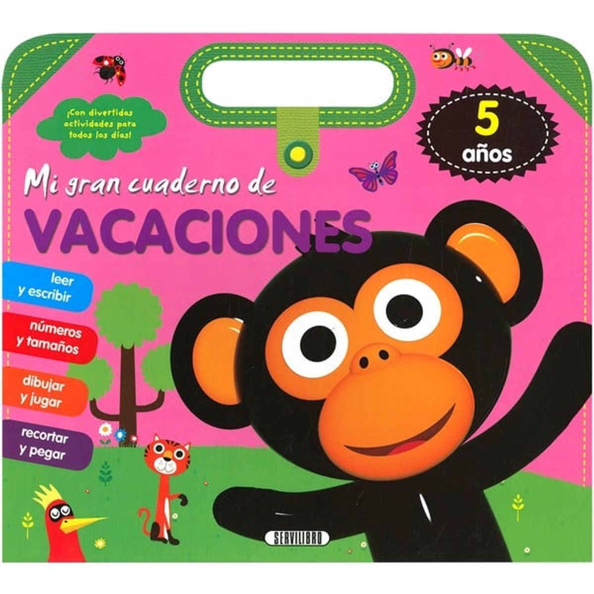 GENERICO - libro infantil MI GRAN CUADERNO DE VACACIONES - 5 AÑOS
