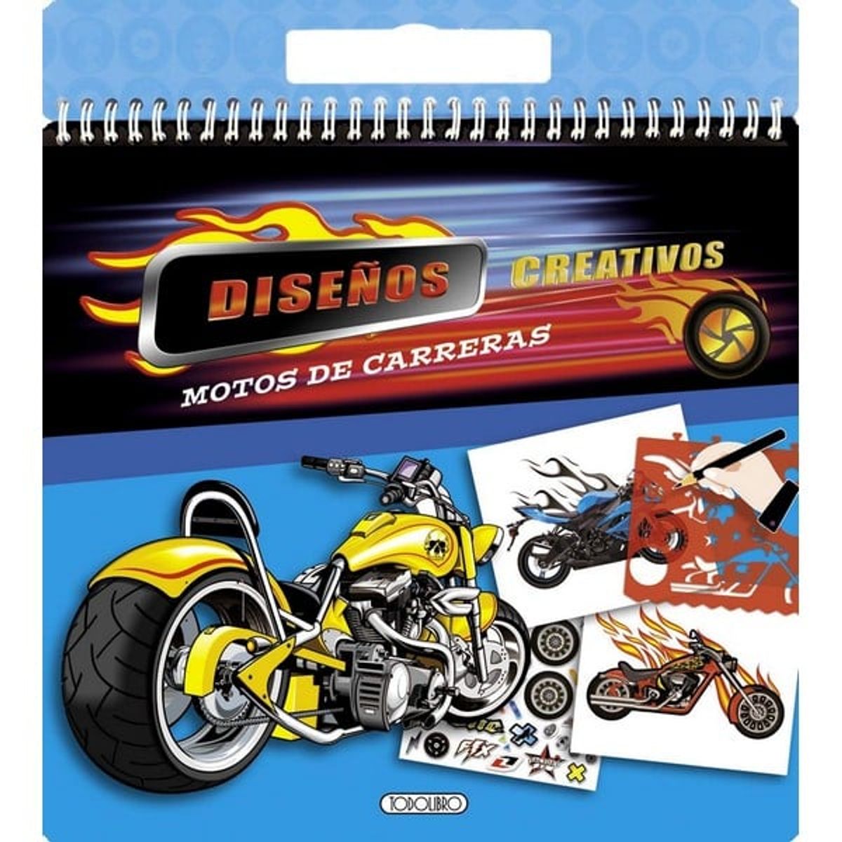 GENERICO - libro infantil MOTOS DE CARRERAS