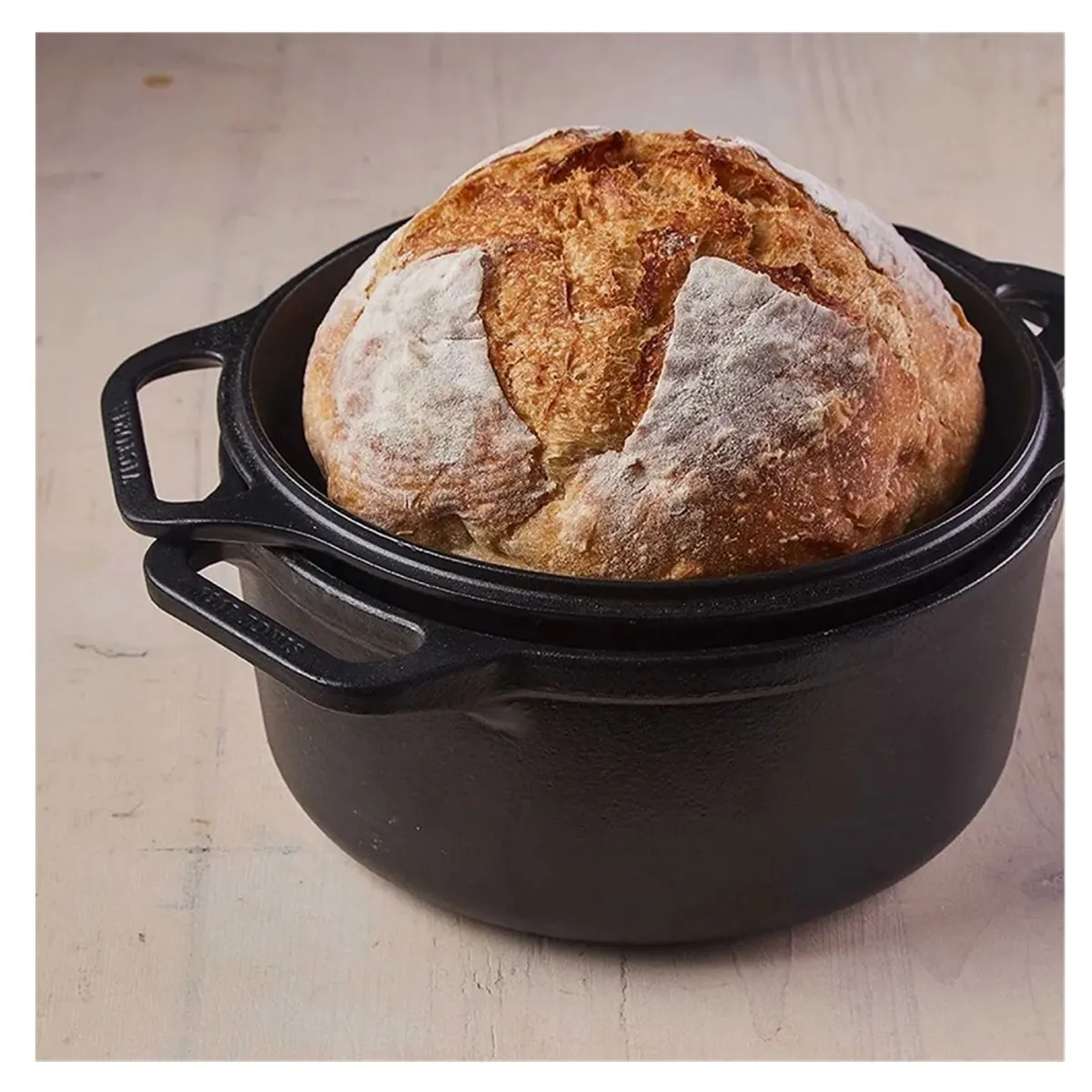 VICTORIA - OLLA VICTORIA DE HIERRO FUNDIDO COMBO COOKER CON TAPA 5.7 LT