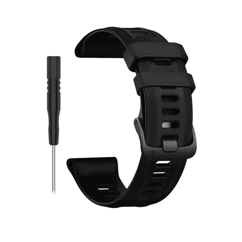 GENERICO - Correa Negra para Garmin Forerunner 965 955 945 935 745 22mm