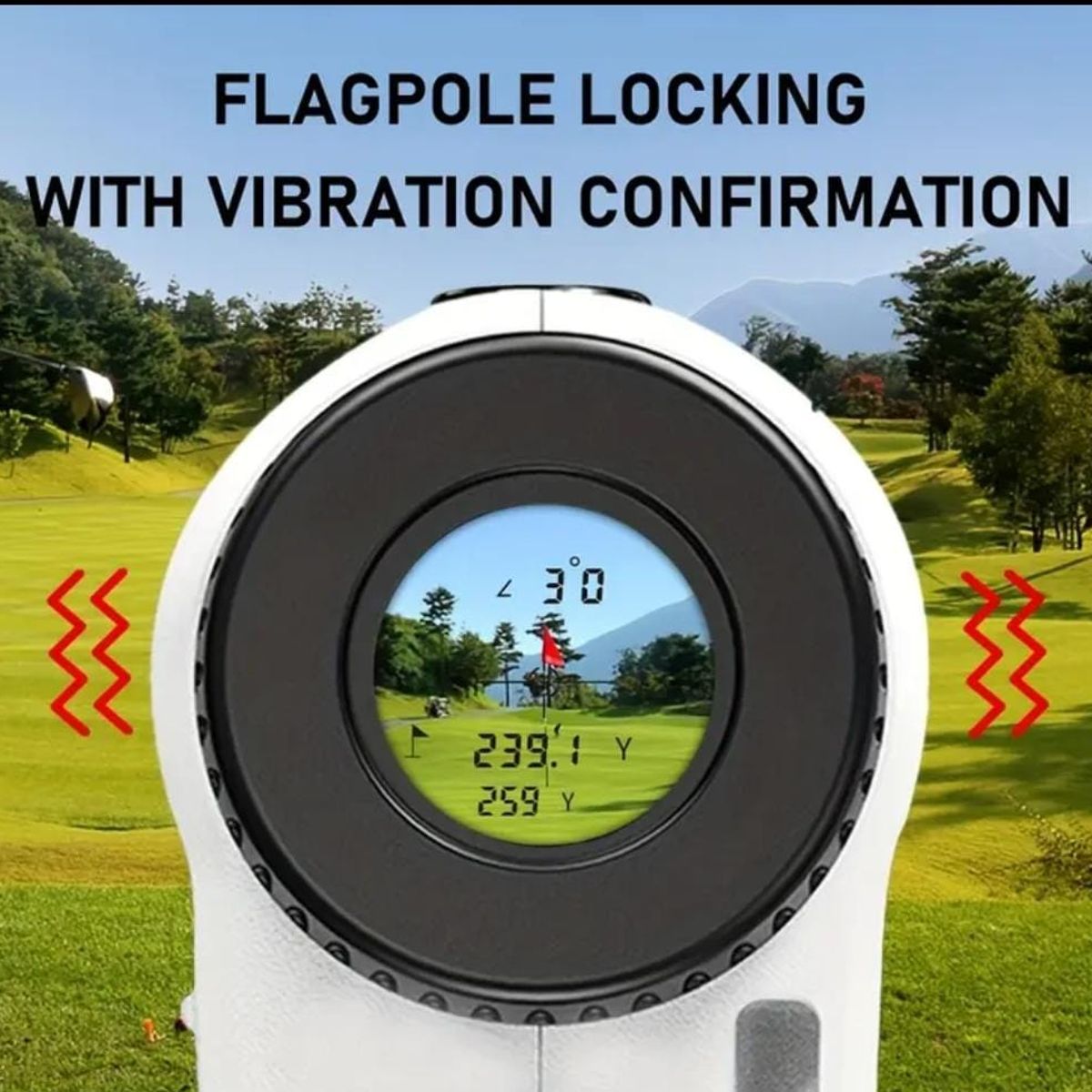 GENERICO - DISTANCIOMETRO TELEMETRO VISION DE 914 METROS  AUMENTO 6X