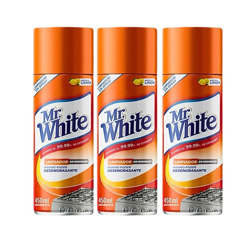 WHITE - LIMPIADOR QUITA GRASA MR. WHITE - PACK 2 UNIDADES