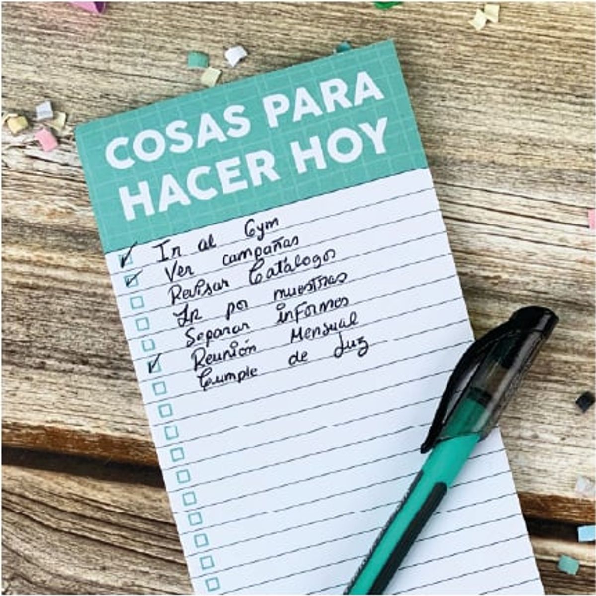 GENERICO - Planner  Cosas para hacer hoy