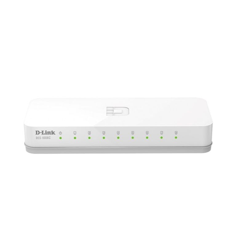 D LINK - Switch D-Link DES-1008C 8 RJ-45 10-100 Mbps Auto MDI/MDI-X