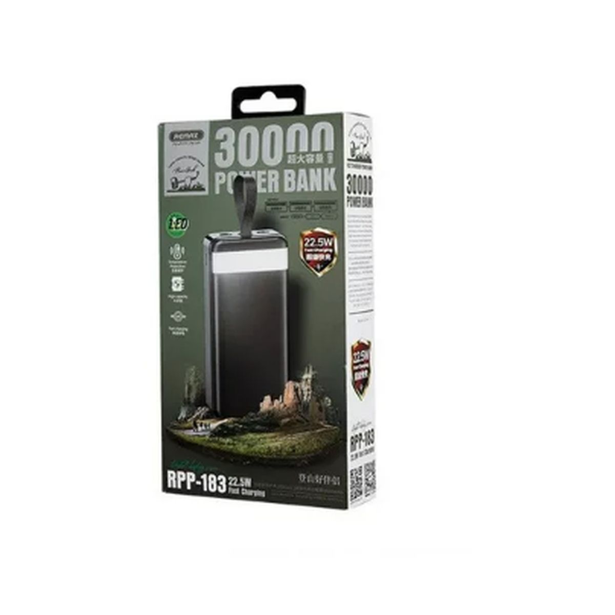 REMAX - POWER BANK REMAX 30000MAH 225W CARGA RÁPIDA