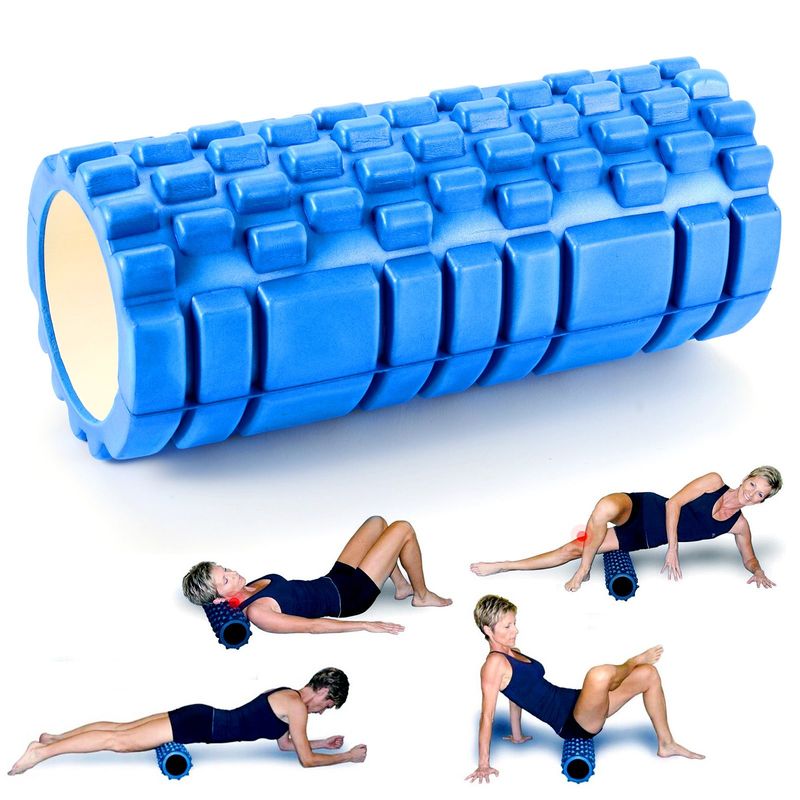 GENERICO - Rodillo De Espuma Eva Para terapia o yoga 33 x 13 cm