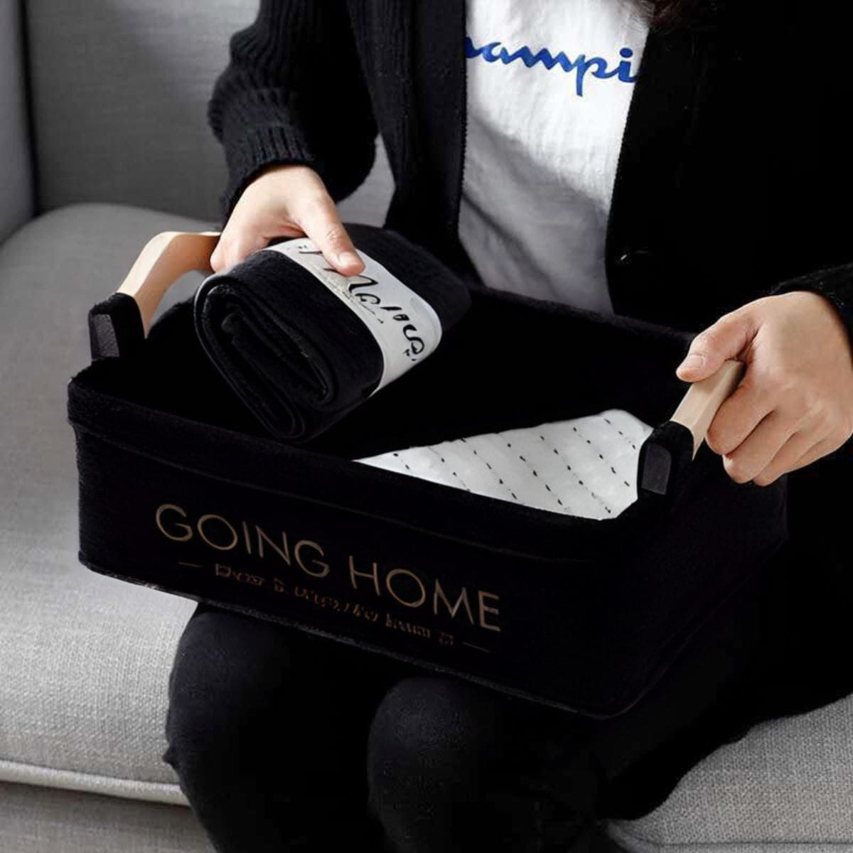 ELMEJORPRECIO - Set de 3 Cesta Organizadoras Multiusos con Asa