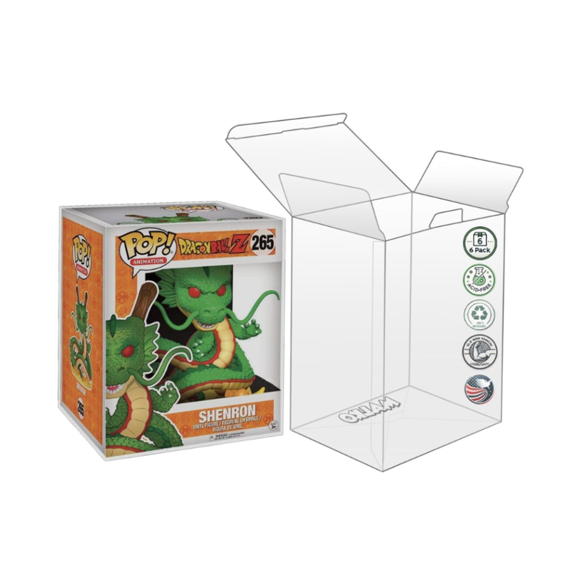 FUNKO - Protector Funko Pop 6 Pulgadas 050mm Unidad Original