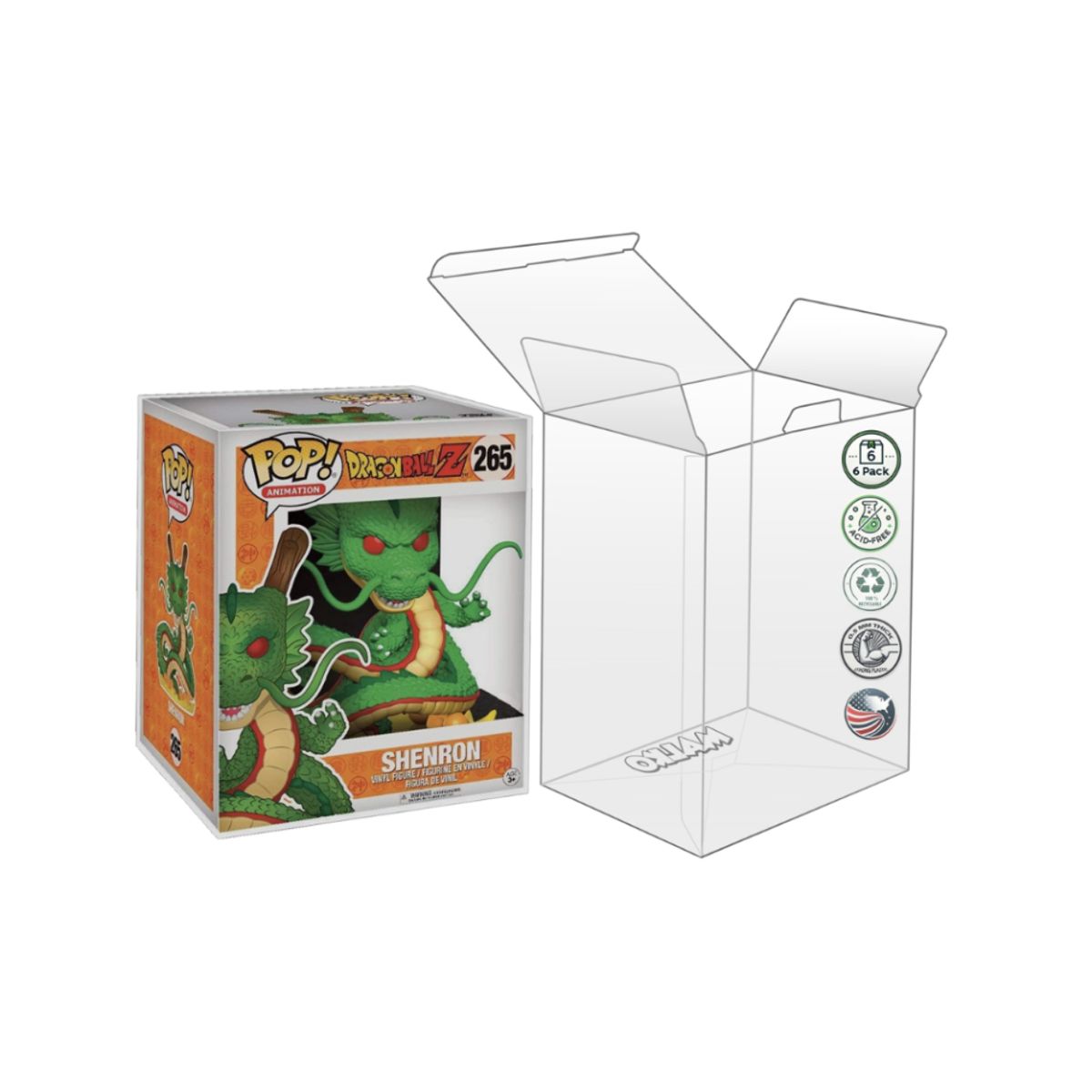 FUNKO - Protector Funko Pop 6 Pulgadas 050mm Unidad Original