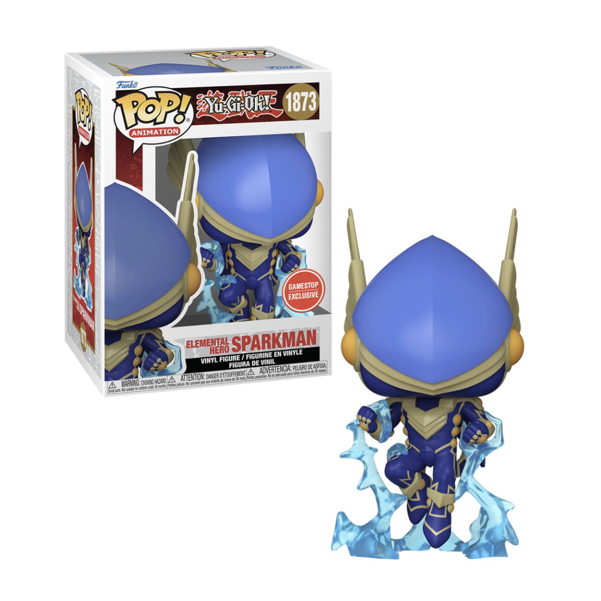 FUNKO - Elemental Hero Sparkman Funko Pop 1873 Yu Gi Oh Exclusivo