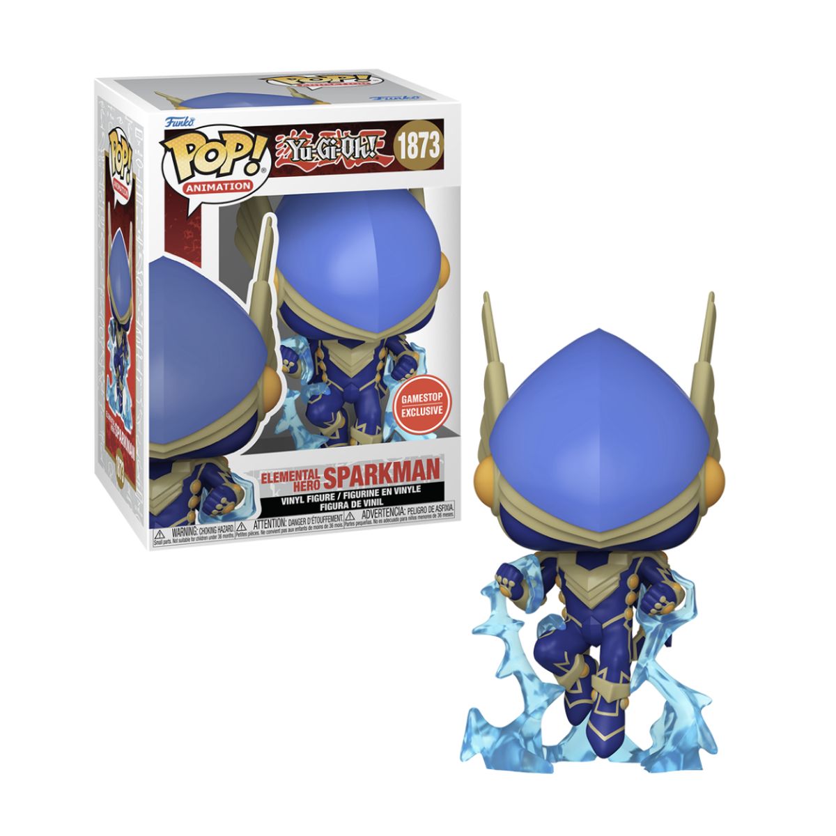 FUNKO - Elemental Hero Sparkman Funko Pop 1873 Yu Gi Oh Exclusivo