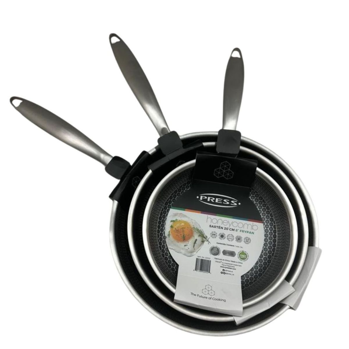 PRESS - Sarten HoneyComb 28 CM + REGALO Espátula