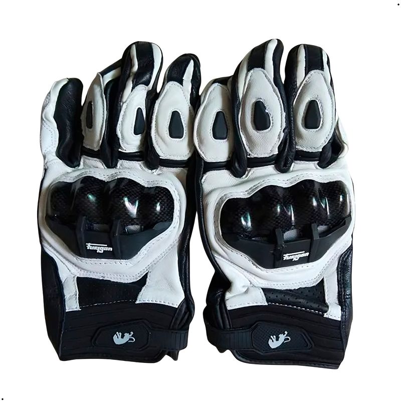 GENERICO - Guantes Furygan  Moto Cuero Proteccion Nudillos Talla L