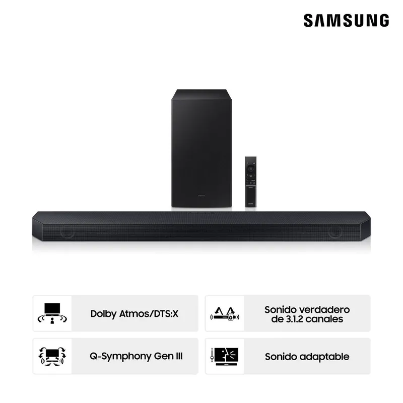 SAMSUNG - SOUNDBAR SAMSUNG Dolby Atmos 312ch HW-Q600C 2023