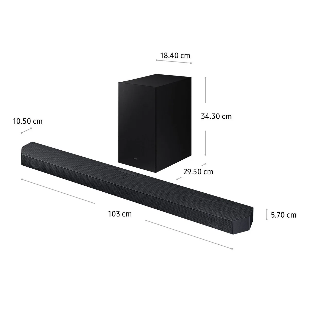 SAMSUNG - SOUNDBAR SAMSUNG Dolby Atmos 312ch HW-Q600C 2023