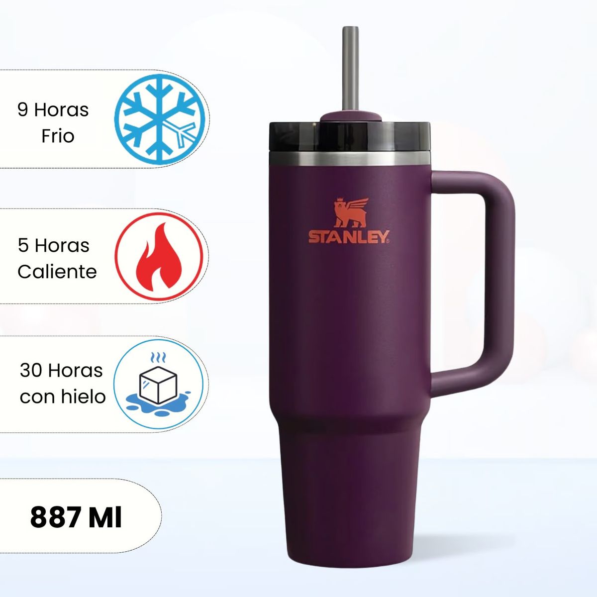 STANLEY - Quencher H2.0 Adventure Plum Stanley 887 Ml